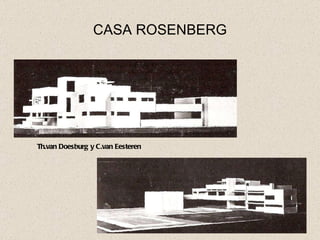 CASA ROSENBERG Th.van Doesburg y C.van Eesteren 