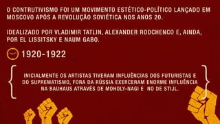 Neoplasticismo e Vanguardas Russas