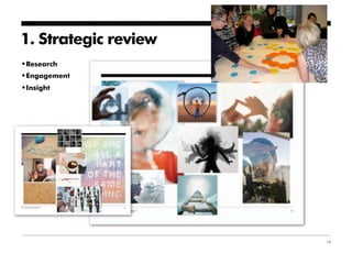 1. Strategic review
•Research
•Engagement
•Insight




                      19
 