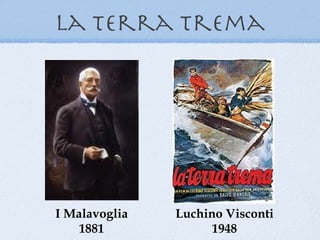 la terra trema




I Malavoglia   Luchino Visconti
    1881             1948
 