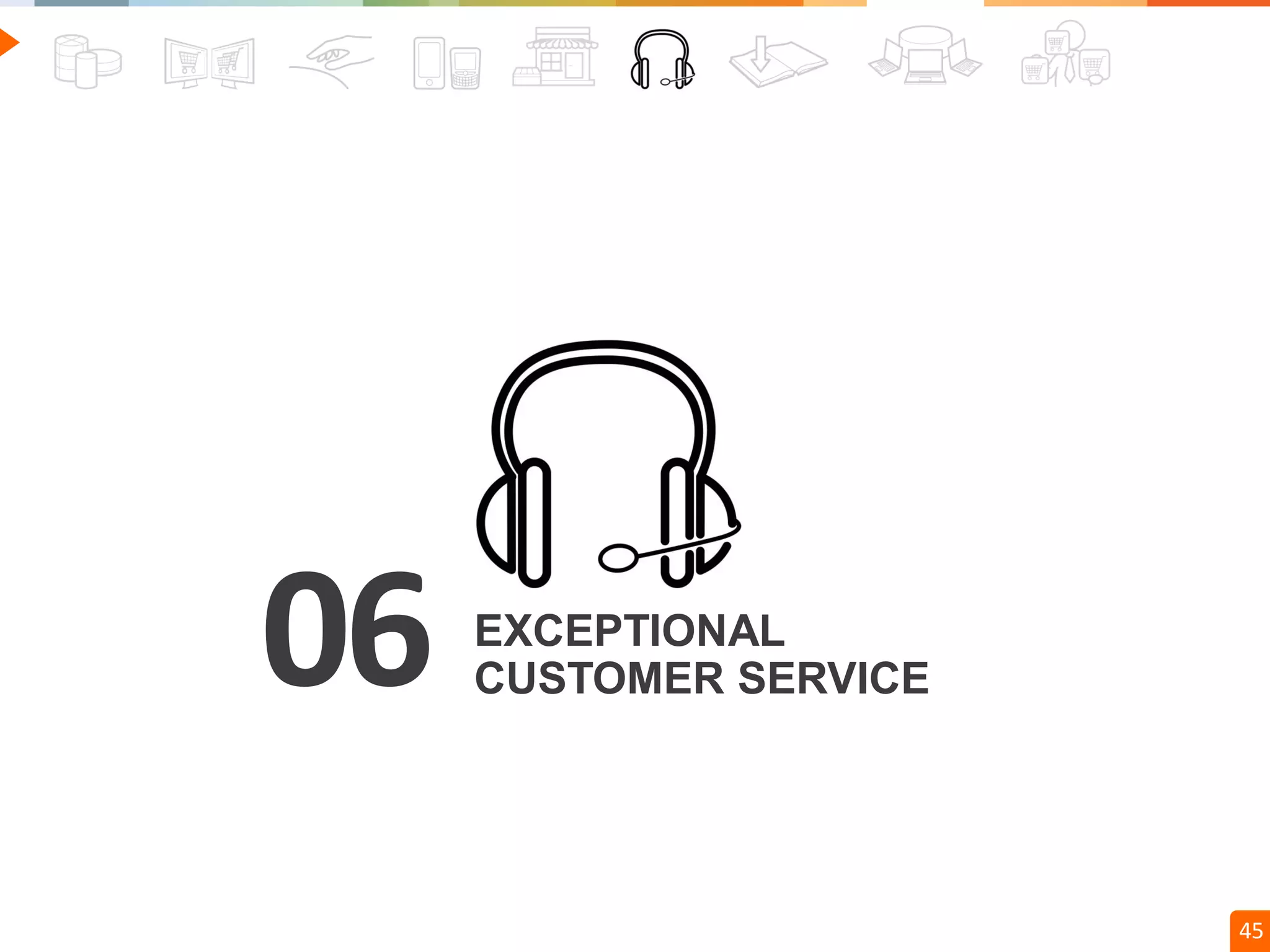 Confidential // Neoris 45
06 EXCEPTIONAL
CUSTOMER SERVICE
 