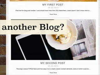 another Blog?
 