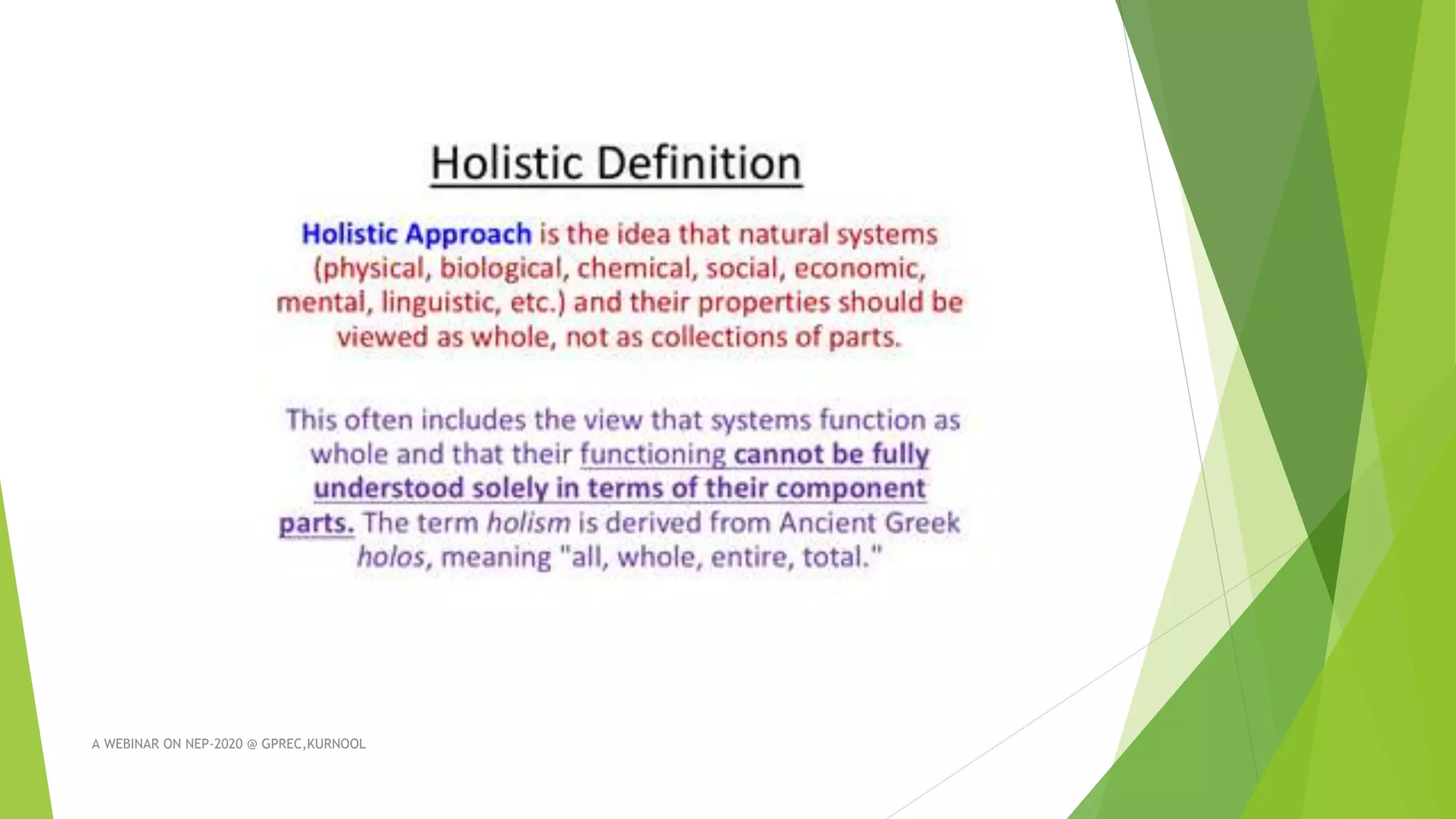 A WEBINAR ON NEP-2020 @ GPREC,KURNOOL
 