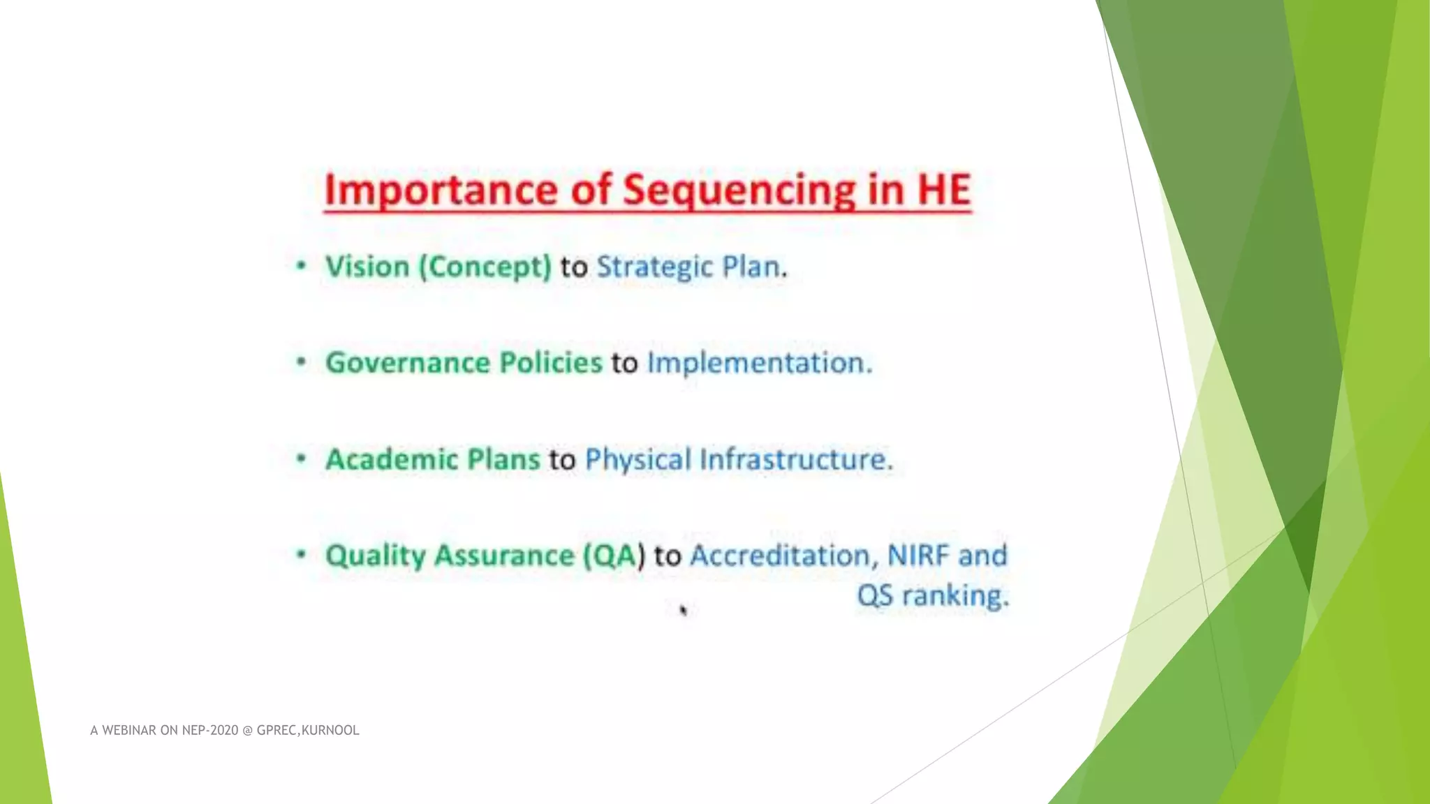 A WEBINAR ON NEP-2020 @ GPREC,KURNOOL
 