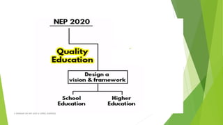 A WEBINAR ON NEP-2020 @ GPREC,KURNOOL
 
