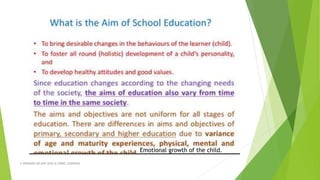 A WEBINAR ON NEP-2020 @ GPREC,KURNOOL
Emotional growth of the child.
 