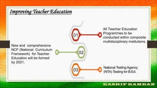Nep 2020 teacher education detailed NEW EDUCATION POLICY OF INDIA 2020 ...