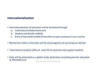National Education Policy (NEP) 2020 Higher Education | PDF
