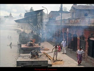 Pashupatinath. Cremaciones
 