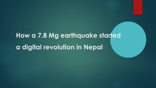 Sazal Sthapit, Project Manager, Kathmandu Living Labs, Nepal Earthquake Session | SotM Asia 2017