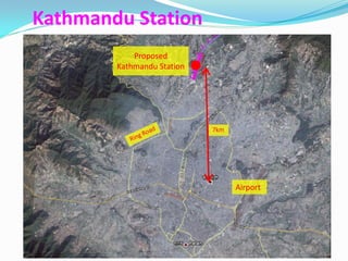Kathmandu Station
            Proposed
        Kathmandu Station




                            7km




                                  Airport
 