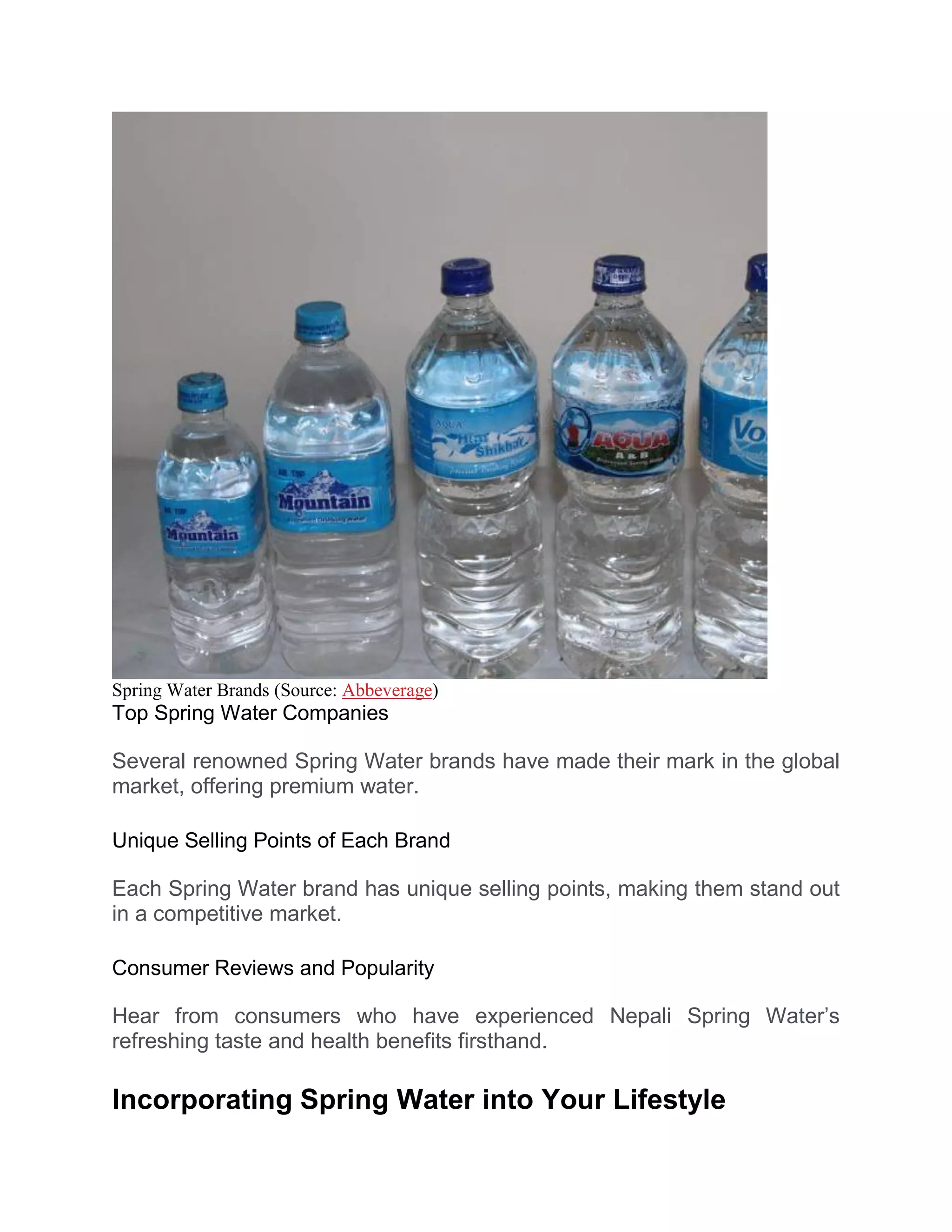 Nepali Spring Water.pdf | Geography | Science