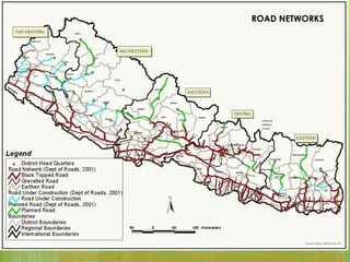 ROAD NETWORKShttp://www.bigfootprint.org/t3/fileadmin/Images/Nepal_Roads.jpg