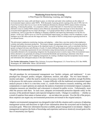 NEPA Study Of Effectiveness