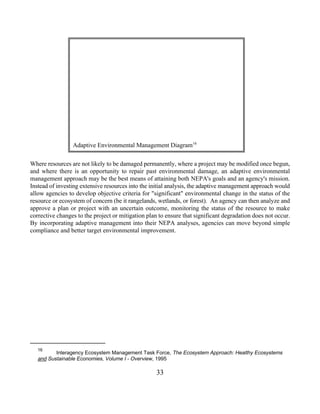 NEPA Study Of Effectiveness