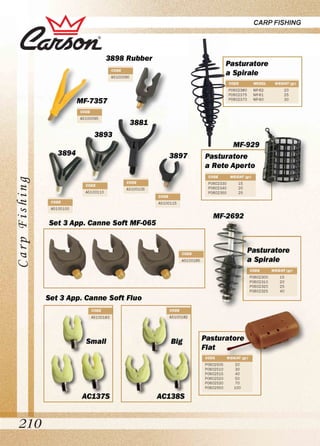 Leo pesca - Catalogo Carson Carpfishing