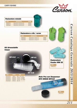 Leo pesca - Catalogo Carson Carpfishing