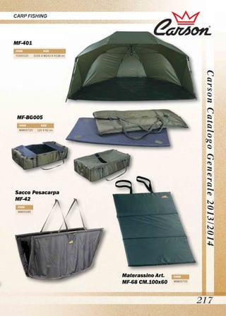 Leo pesca - Catalogo Carson Carpfishing
