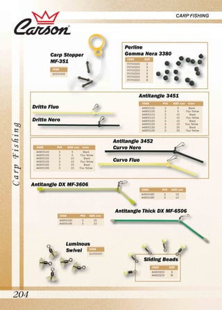 Leo pesca - Catalogo Carson Carpfishing