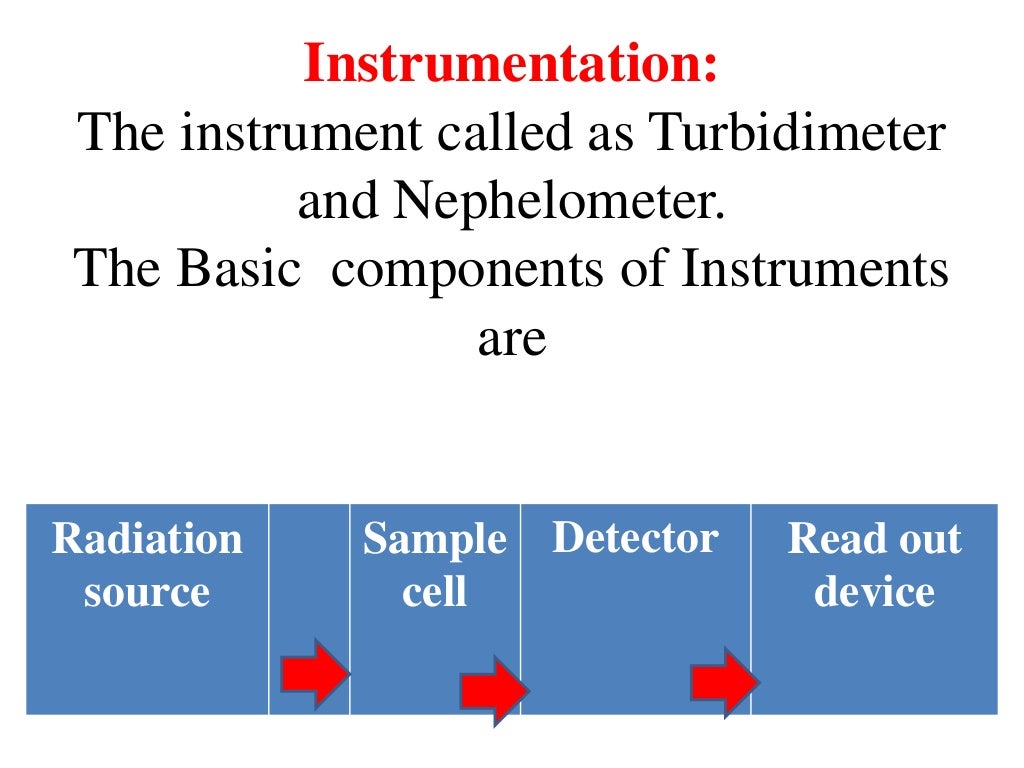 Nephelometry and turbidimetry