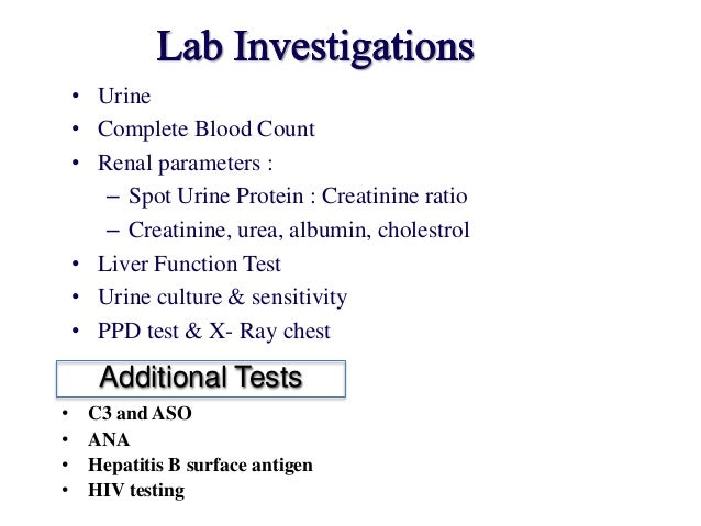 urea in how blood reduce treatment G.Malini Dr. by syndrome update Nephrotic