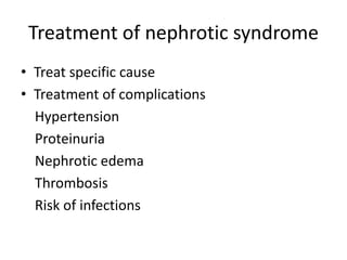 Nephrotic syndrome by Dr. swarupchinta
