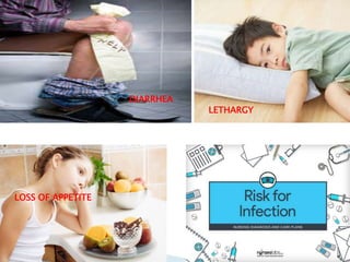 LOSS OF APPETITE
LETHARGY
DIARRHEA
 