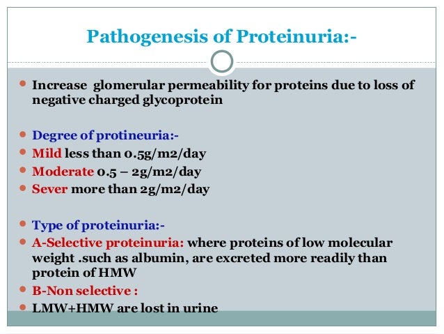 Jenis Jenis Proteinuria Patologi Klinik