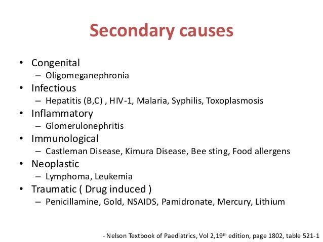 Nephrotic syndrome in children powerpoint presentation