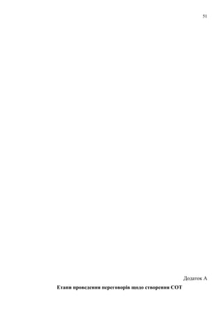 Додаток А
Етапи проведення переговорів щодо створення СОТ
51
 