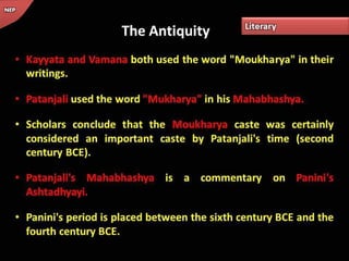 NEP, History of Maukhari Dyanasty Kanauj | PPTX
