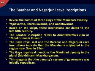 NEP, History of Maukhari Dyanasty Kanauj | PPTX