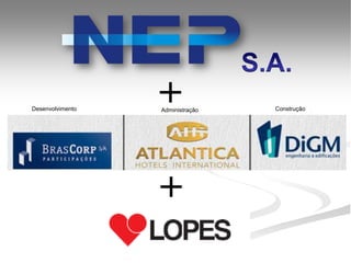 Desenvolvimento
                  +
                  Administração   Construção




                  +
 