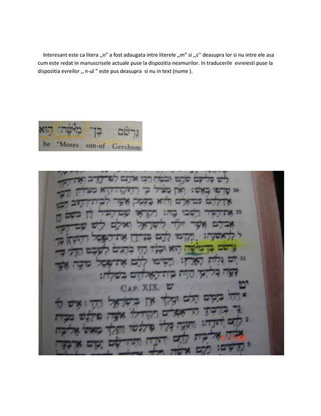 Nepotul lui Moise - Ionatan (Sevuel ) | DOCX