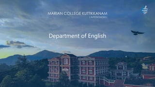 Department of English
 