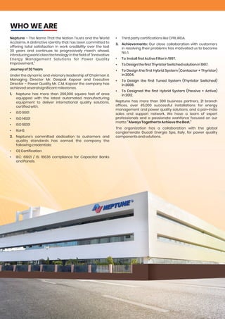 Innovative Power Quality Solutions and Energy Management by Neptune | PDF