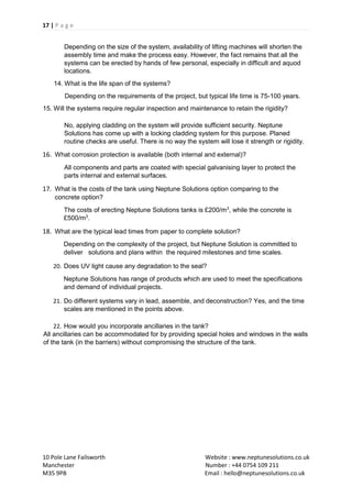 Neptune solutions brochure jm mike | PDF