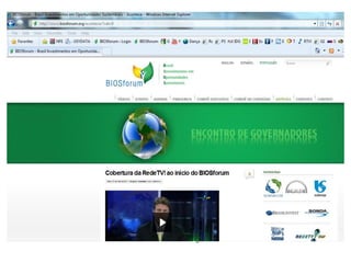 Sustentabilidade alimentar
                                         Assessoria empresarial
                                         Consultas gerais
                                         Necessidades alimentares
                                         especiais
                                         Terceira idade
                                         Personal diet
www.nutrientesqueridos.com



                Parceira oficial do



                     www.biosforum.org
 