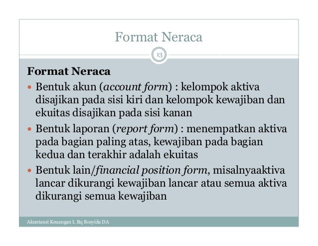 Neraca Dan Laporan Arus Kas Neraca Dan Laporan Arus Kas