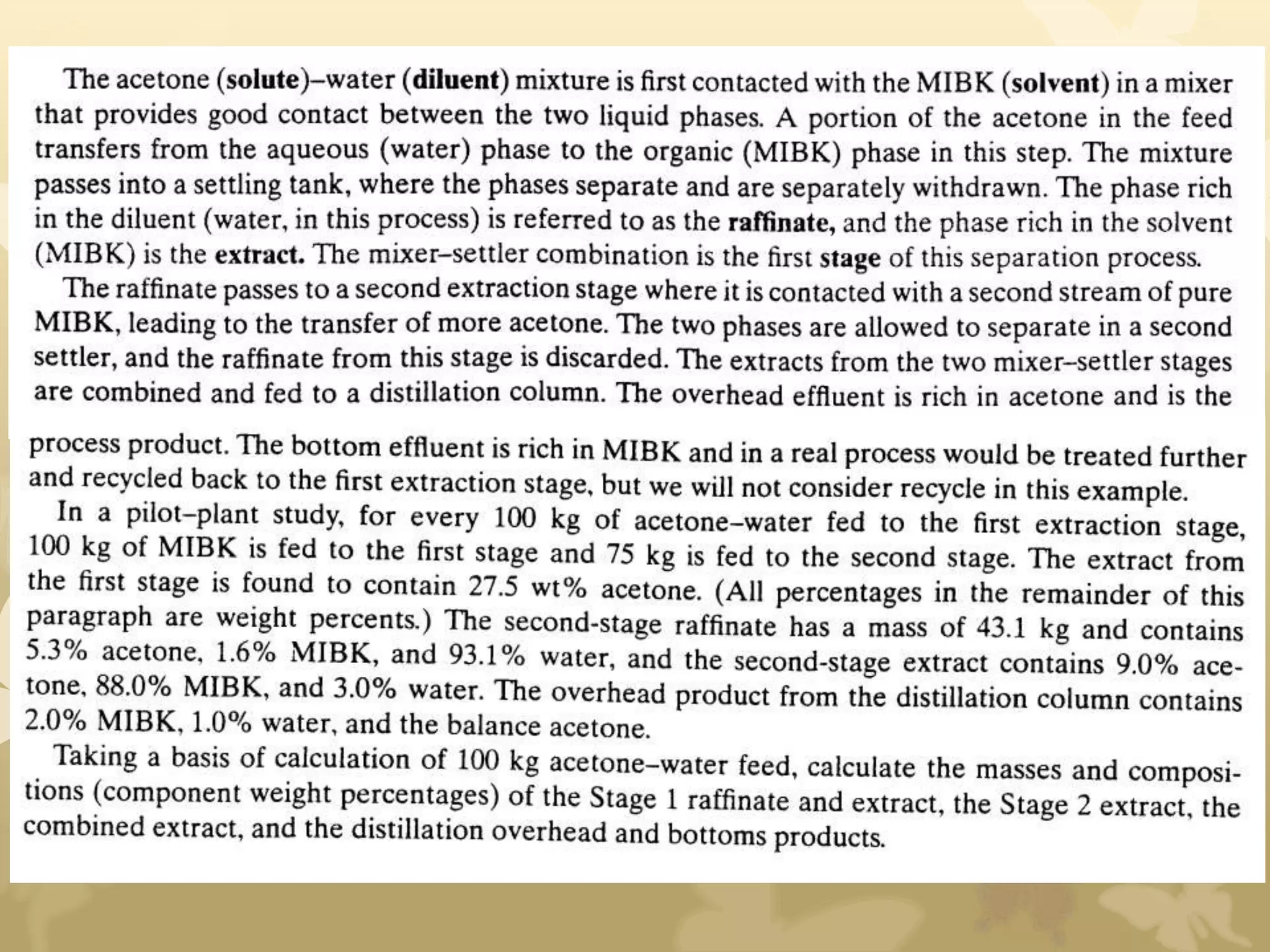 Neraca massa, multiple unit process | PPTX
