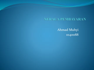 Ahmad Muhyi
11140088
 