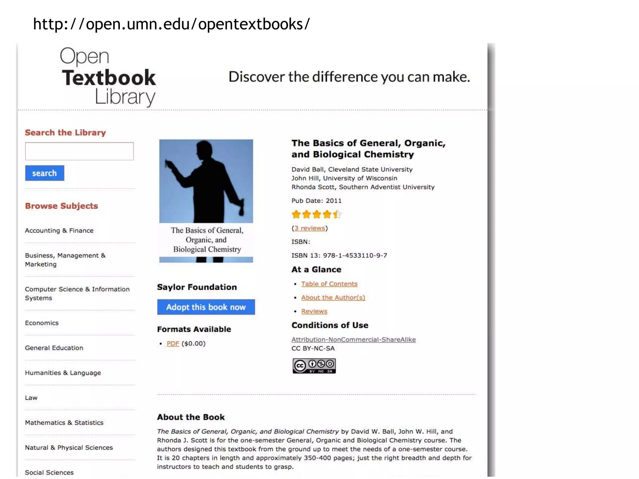 http://open.umn.edu/opentextbooks/ 
 