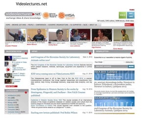 Videolectures.net 
 