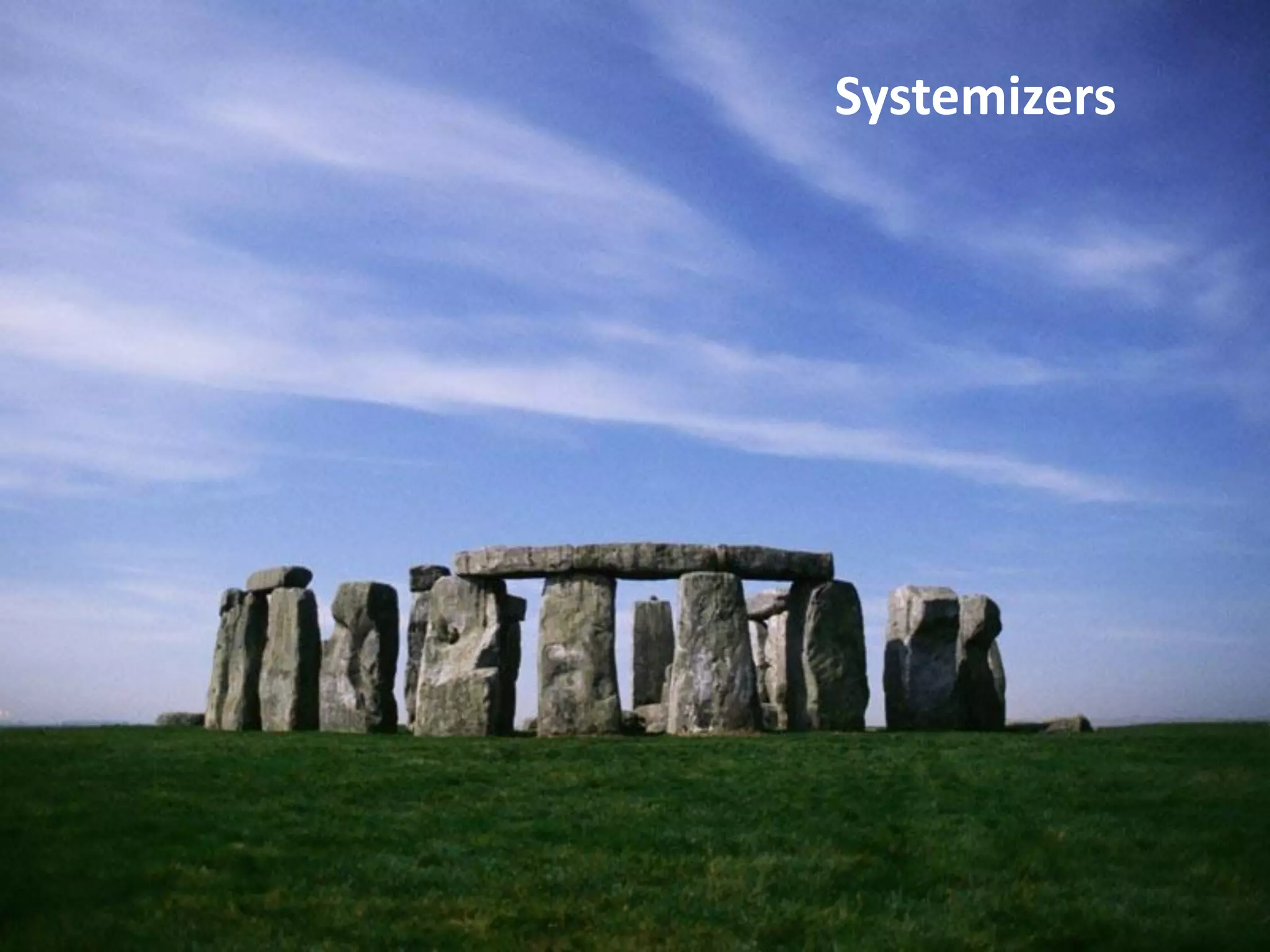 syntagmsyntagm
Systemizers
 