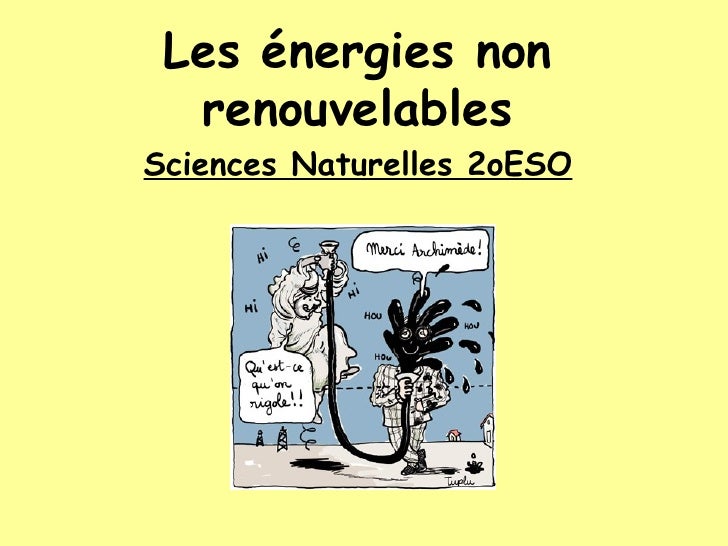 Energies Non Renouvelables