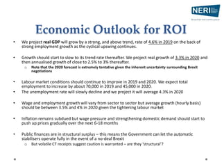 NERI Quarterly Economic Observer (QEO) - Summer, 2019 | PPT