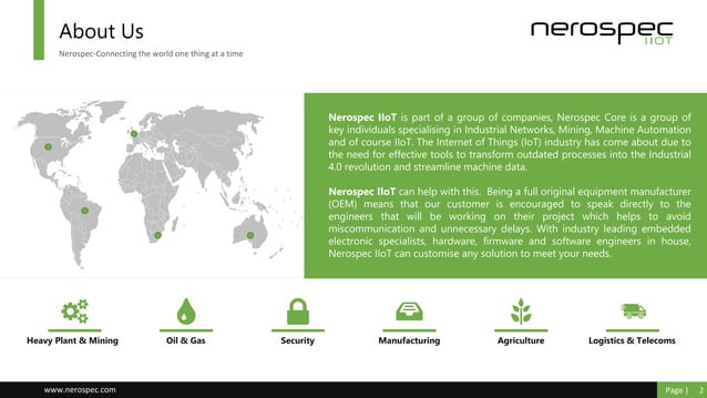 Nerospec IIoT Company Profile | PDF