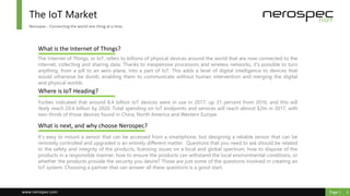 Nerospec IIoT Company Profile | PDF