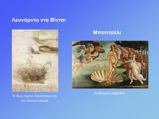 Λεολάρληο ληα Βίληζη
Το Φως Λάμπει Περιζζόηερο ζηο
πιο Σκοηεινό Σημείο
Μποηηηζέιη
Αλαδπνκέλε Αθξνδίηε
 