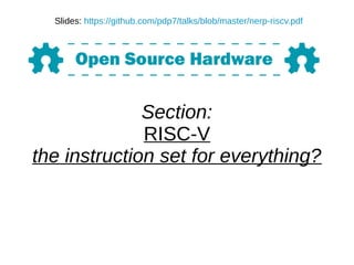 RISC-V and open source chip design | PDF